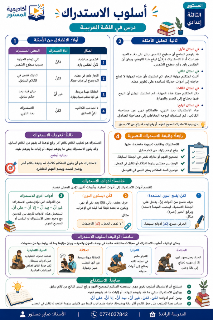 #أسلوب_الاستدراك
#الاستدراك
#اللغة_العربية
#النحو_العربي
#قواعد_اللغة_العربية
#دروس_اللغة_العربية
#تعلم_النحو
#أساليب_اللغة_العربية
#لكن
#بل
#غير_أن
#إلا_أن
#التراكيب_اللغوية
#التعبير_والإنشاء
#الشرح_المبسط
#دروس_تعليمية
#تعلم_العربية
#البلاغة_العربية
#القواعد_النحوية
#مراجعة_اللغة_العربية
